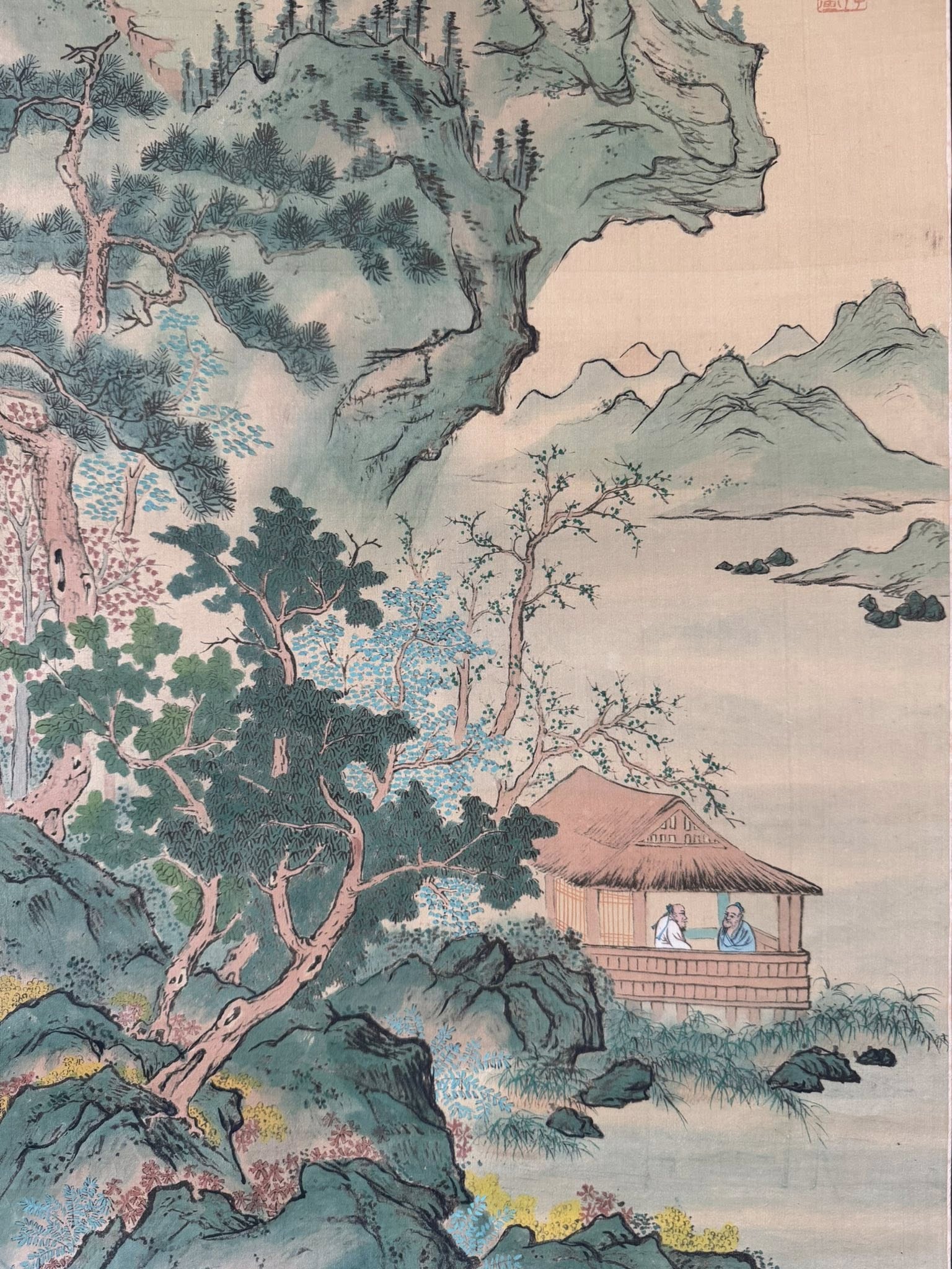 The Two Elders and the Spirit of Mono no Aware – Japanese Painting of Inner Peace | Chikoyaki