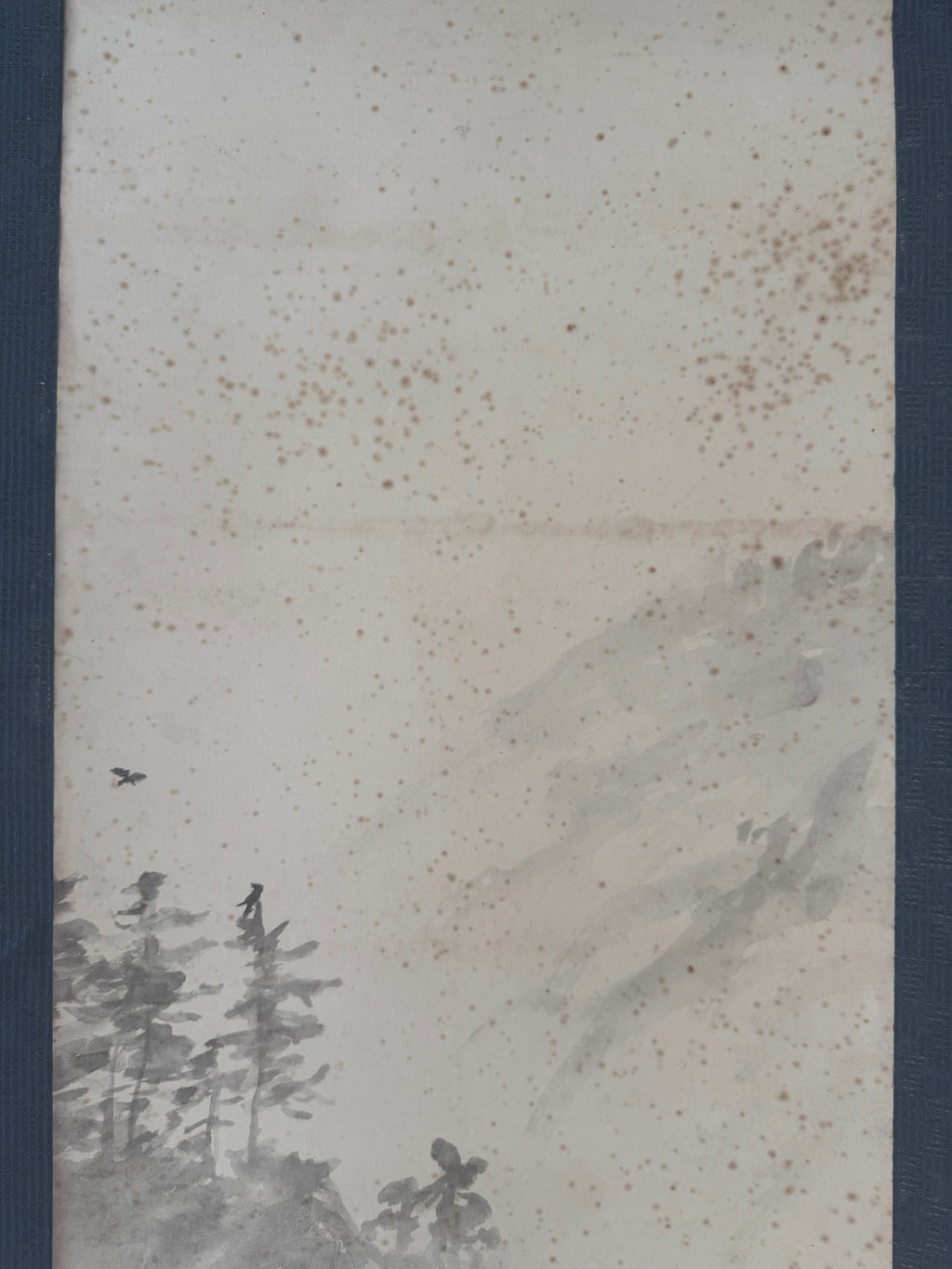 Japanese Horse Painting Scroll, Vintage Kakemono Girl on Horseback, Asian Wall Art, Antique Ink Painting