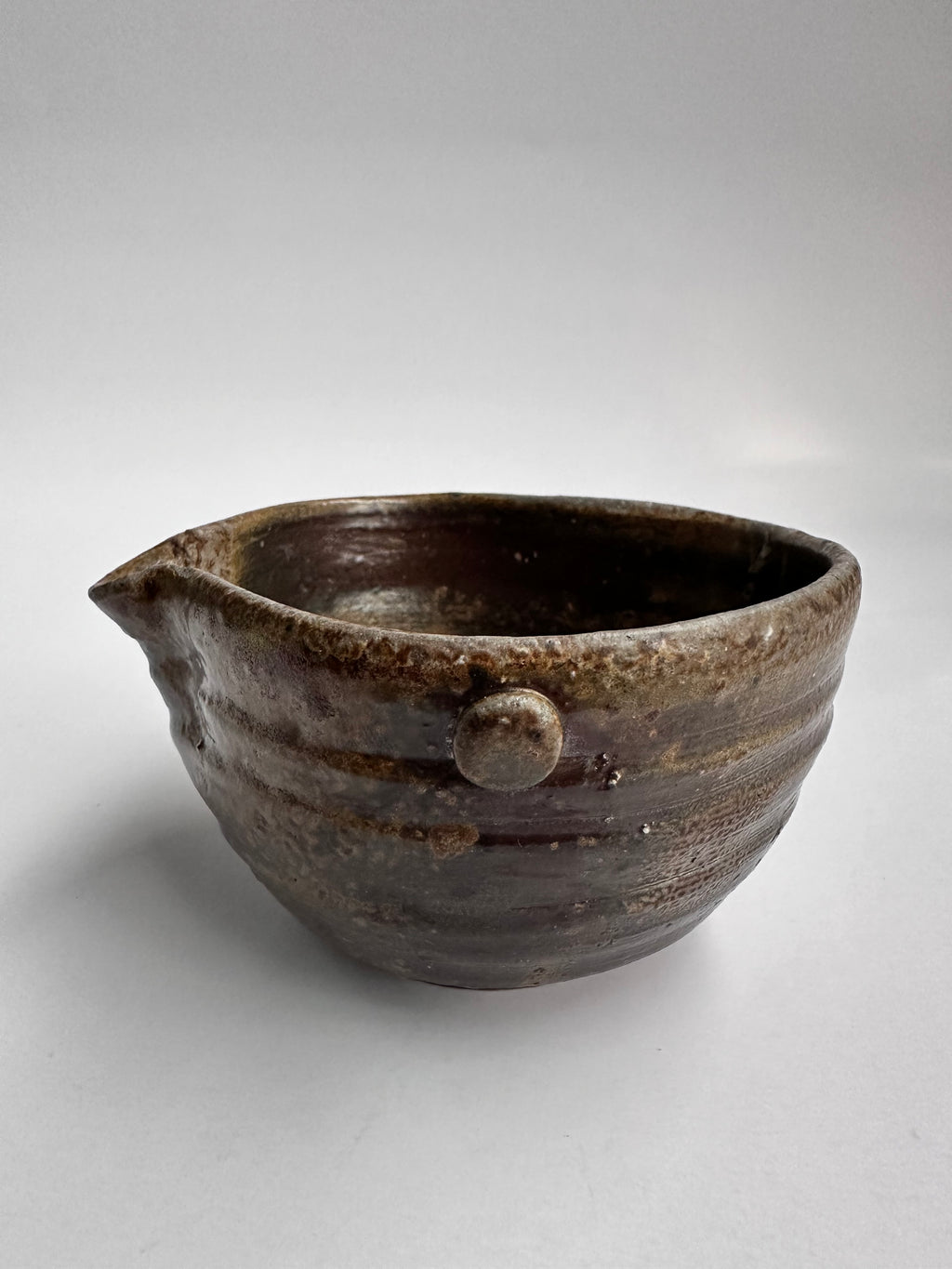 Complete Vintage Bizen Tea Set with Tomobako | Sangiri, Botamochi & Ishihaze Fire Marks | Handmade Japanese Pottery