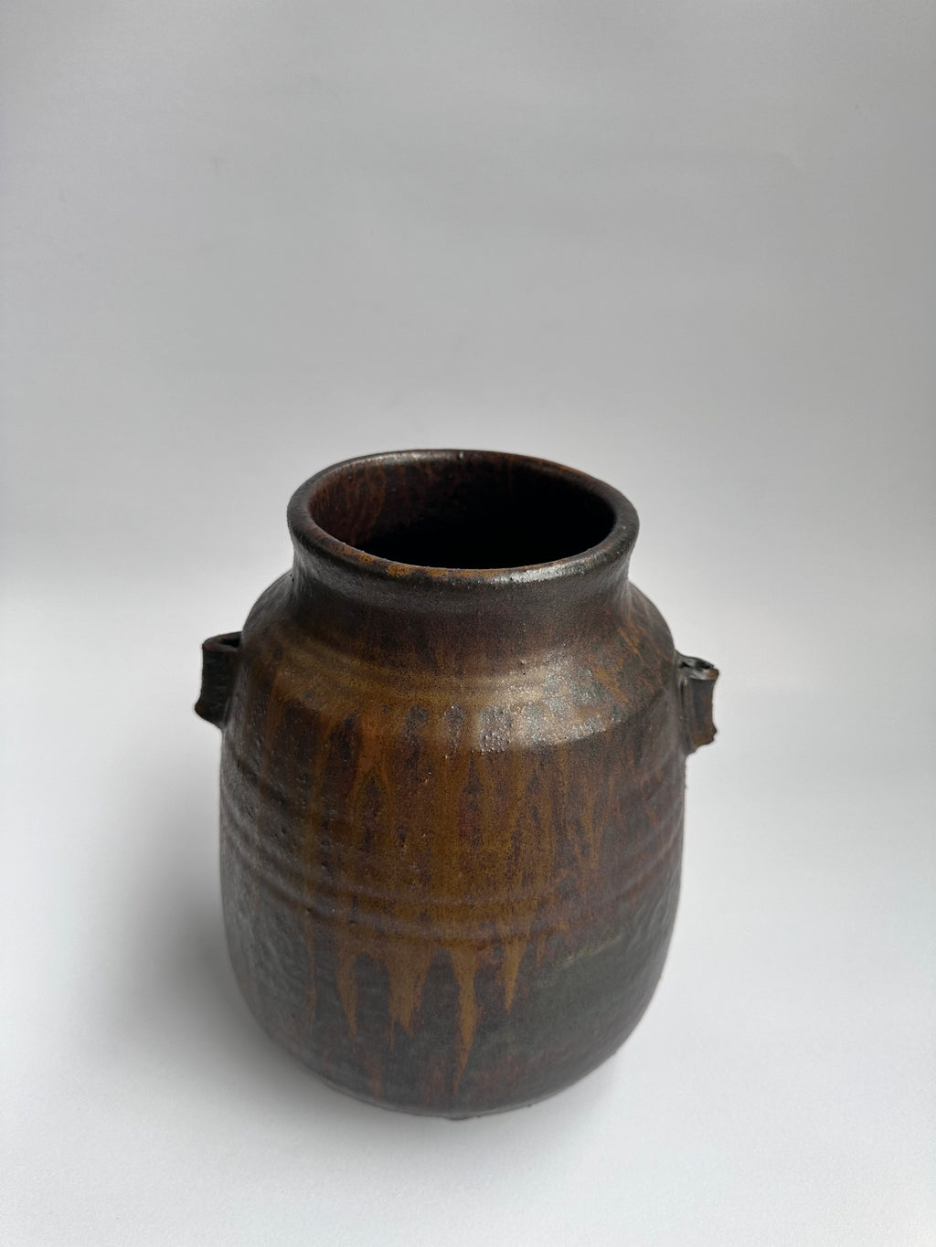 Large Japanese Bizen Flower Vase | Wood-Fired Pottery with Natural Flame Patterns | Chikoyaki