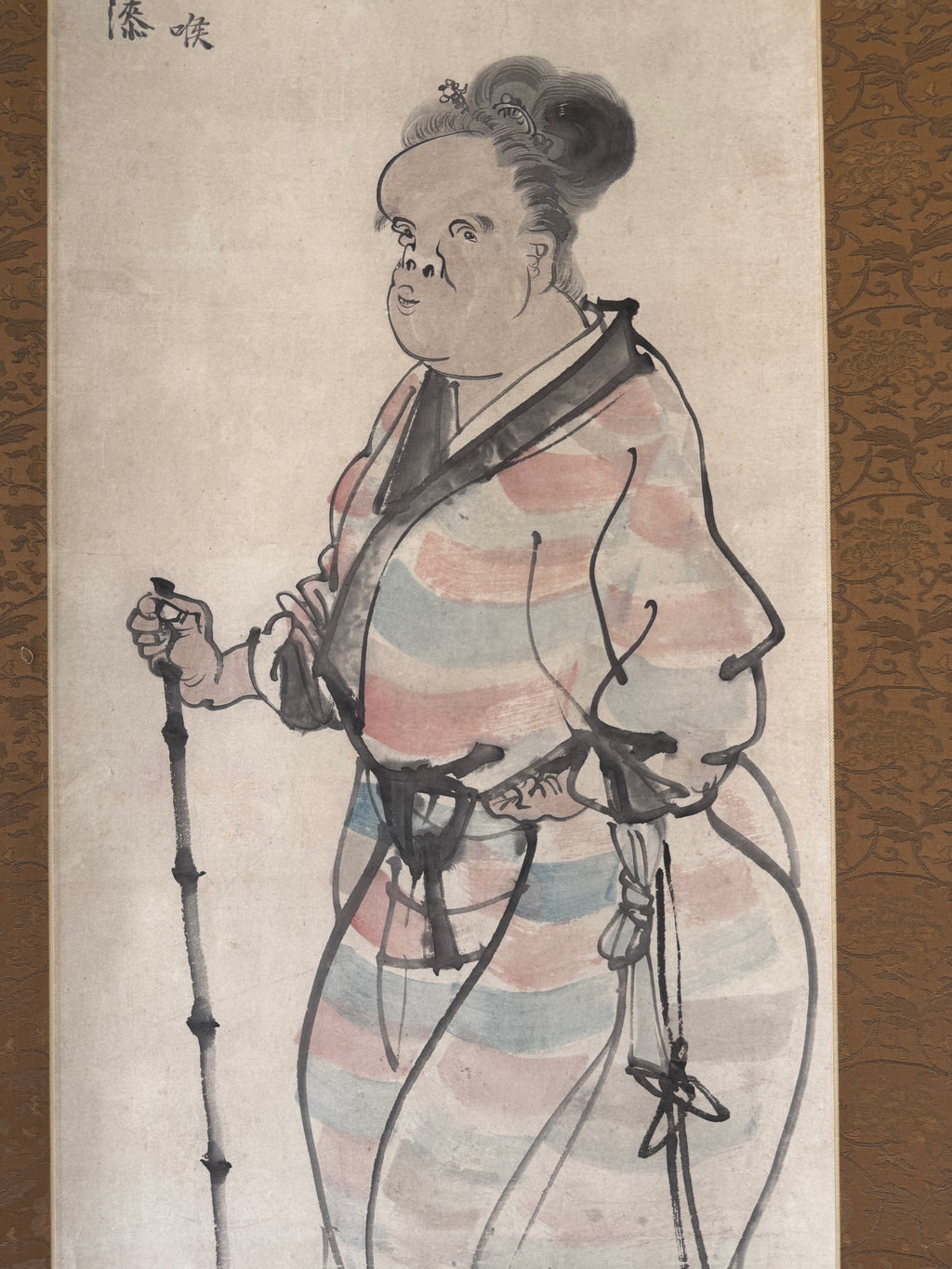 Lady Wuyan – The Wise Ugly Queen | Rare Japanese Figure Painting | Attributed Mori Ippō Shijō School