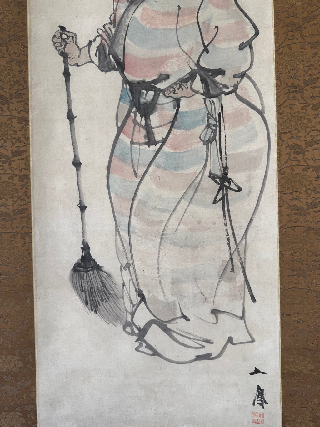 Lady Wuyan – The Wise Ugly Queen | Rare Japanese Figure Painting | Attributed Mori Ippō Shijō School