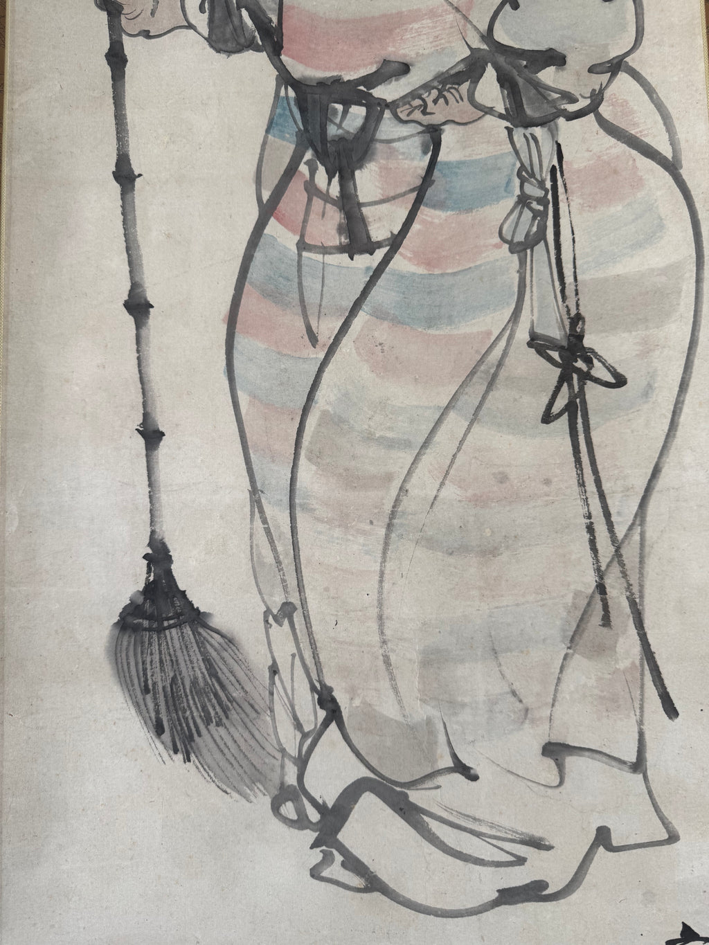 Lady Wuyan – The Wise Ugly Queen | Rare Japanese Figure Painting | Attributed Mori Ippō Shijō School