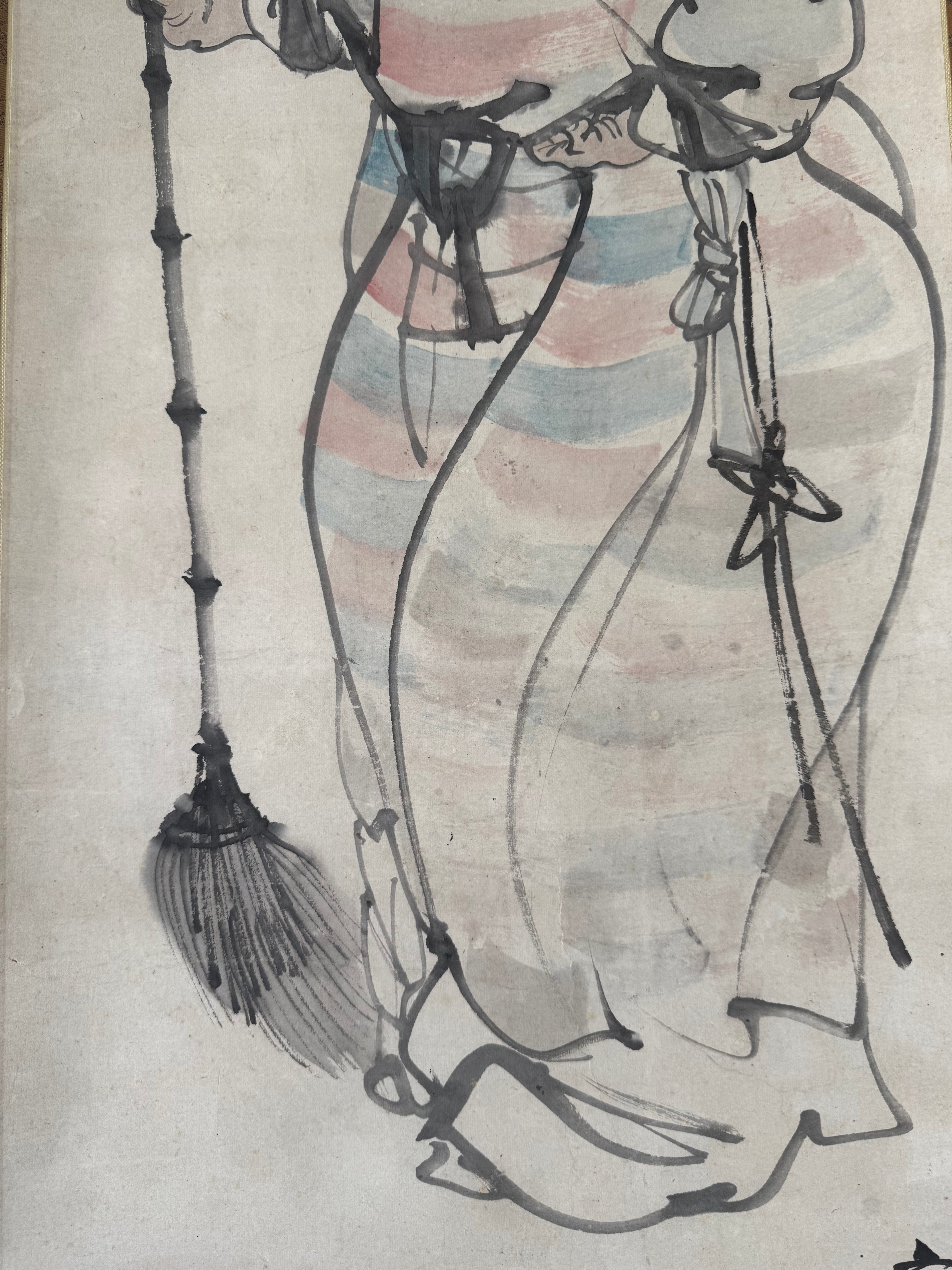 Lady Wuyan – The Wise Ugly Queen | Rare Japanese Figure Painting | Attributed Mori Ippō Shijō School