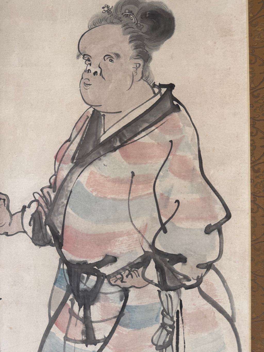 Lady Wuyan – The Wise Ugly Queen | Rare Japanese Figure Painting | Attributed Mori Ippō Shijō School