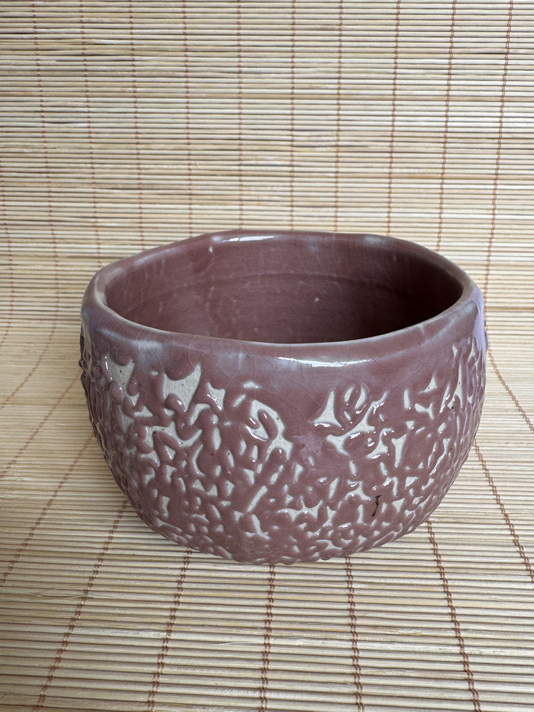 Vintage Oni Hagi Chawan – Handcrafted Japanese Hagi-Yaki Tea Bowl, Wabi-Sabi Ceramic Art