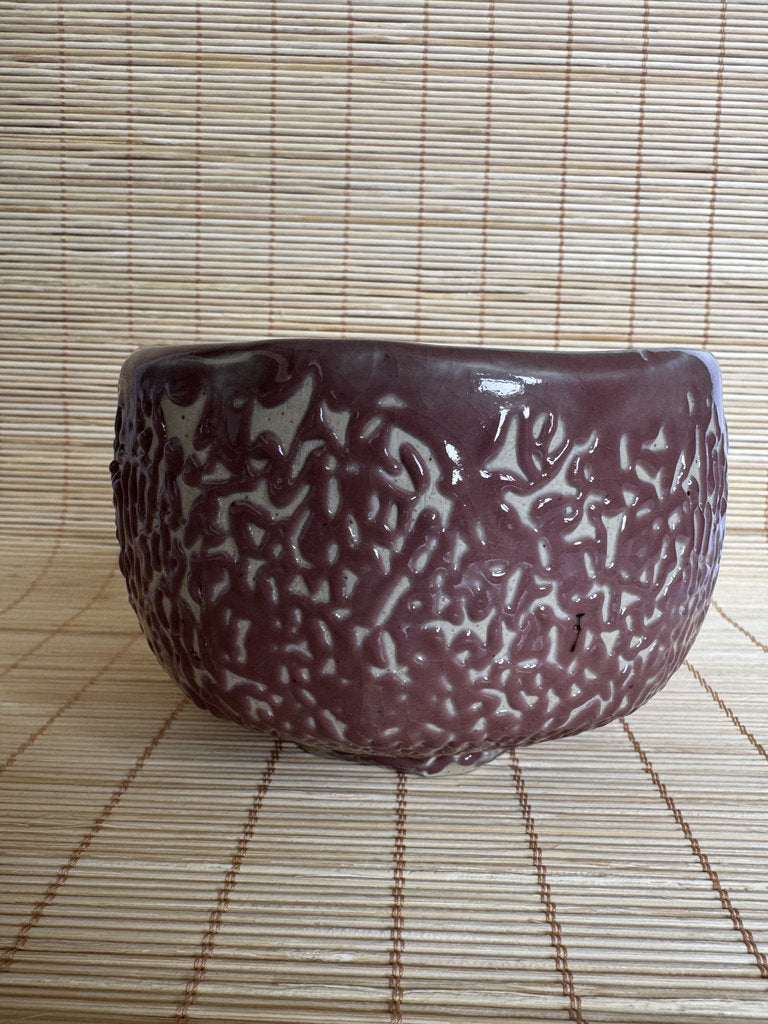 Vintage Oni Hagi Chawan – Handcrafted Japanese Hagi-Yaki Tea Bowl, Wabi-Sabi Ceramic Art