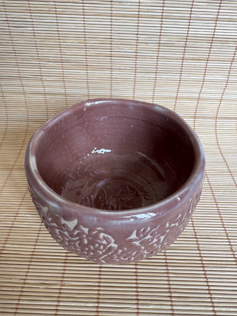 Vintage Oni Hagi Chawan – Handcrafted Japanese Hagi-Yaki Tea Bowl, Wabi-Sabi Ceramic Art