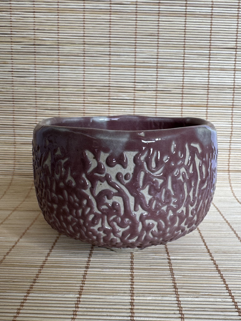 Vintage Oni Hagi Chawan – Handcrafted Japanese Hagi-Yaki Tea Bowl, Wabi-Sabi Ceramic Art
