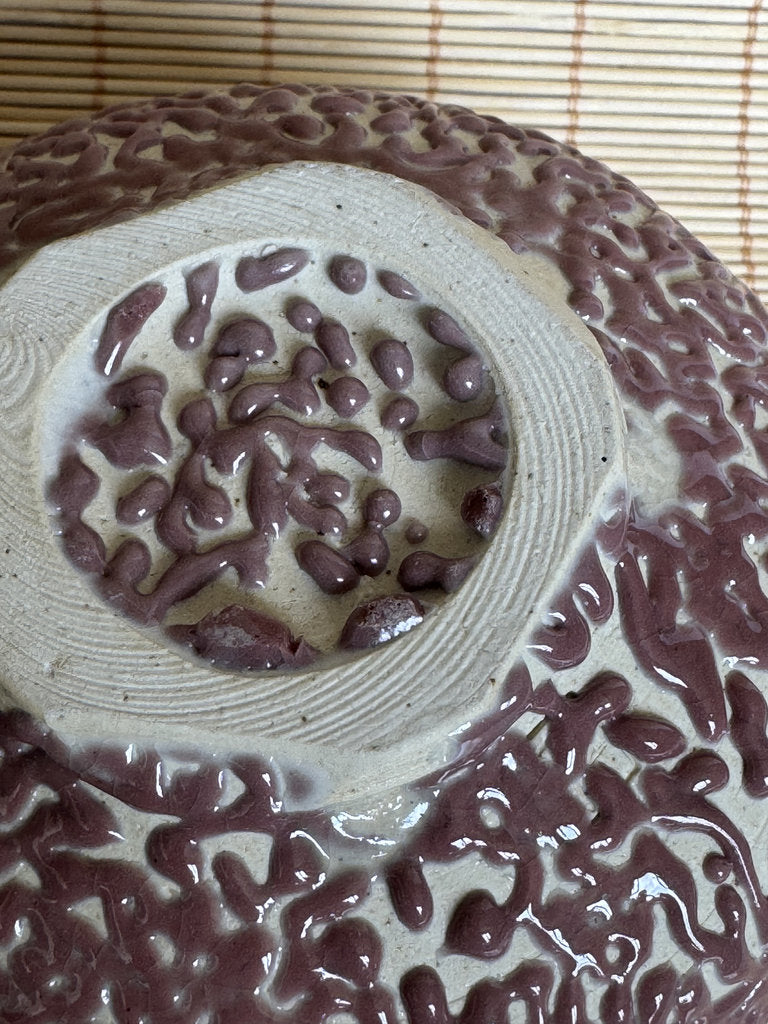 Vintage Oni Hagi Chawan – Handcrafted Japanese Hagi-Yaki Tea Bowl, Wabi-Sabi Ceramic Art