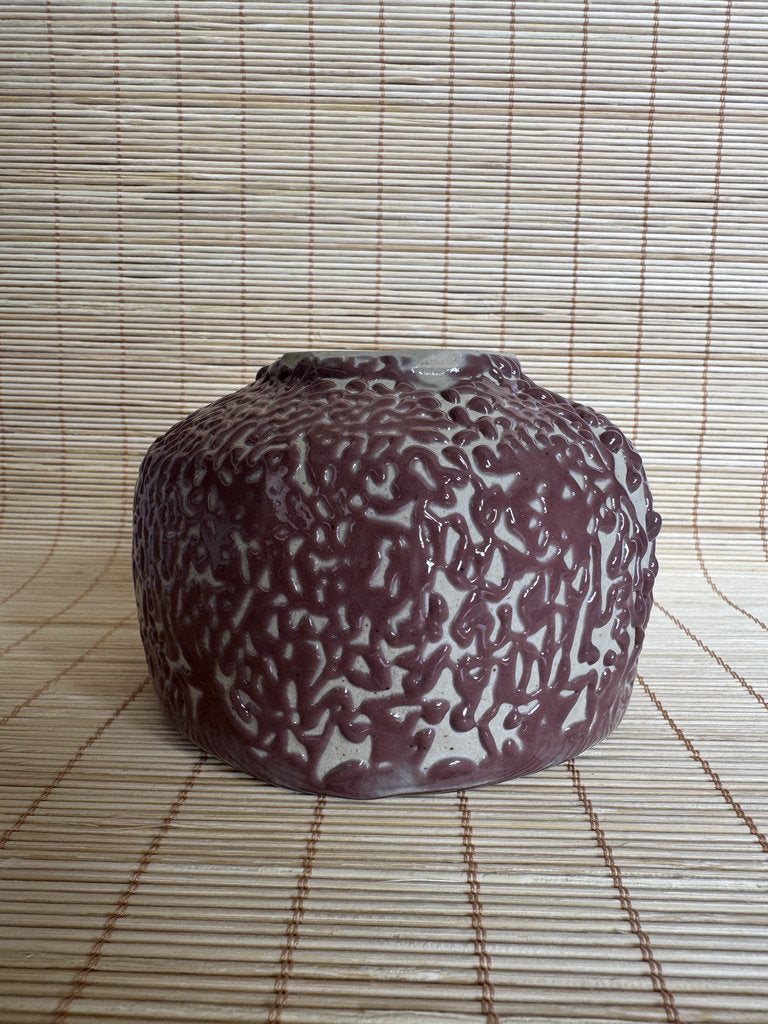 Vintage Oni Hagi Chawan – Handcrafted Japanese Hagi-Yaki Tea Bowl, Wabi-Sabi Ceramic Art