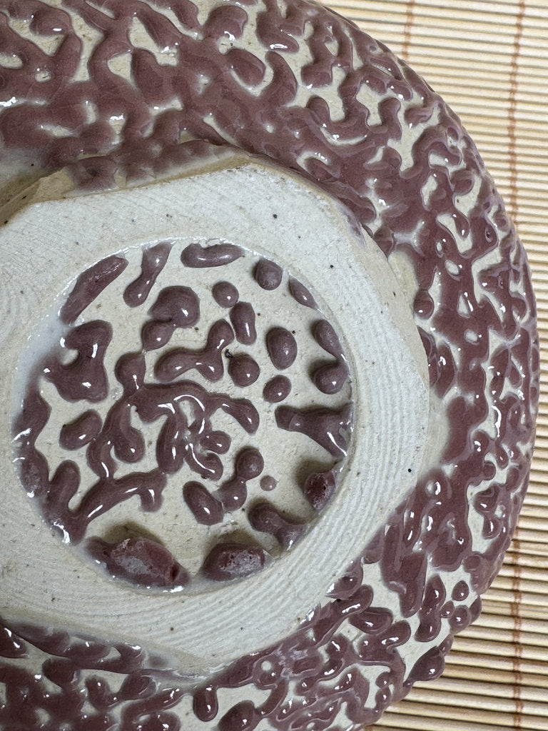 Vintage Oni Hagi Chawan – Handcrafted Japanese Hagi-Yaki Tea Bowl, Wabi-Sabi Ceramic Art