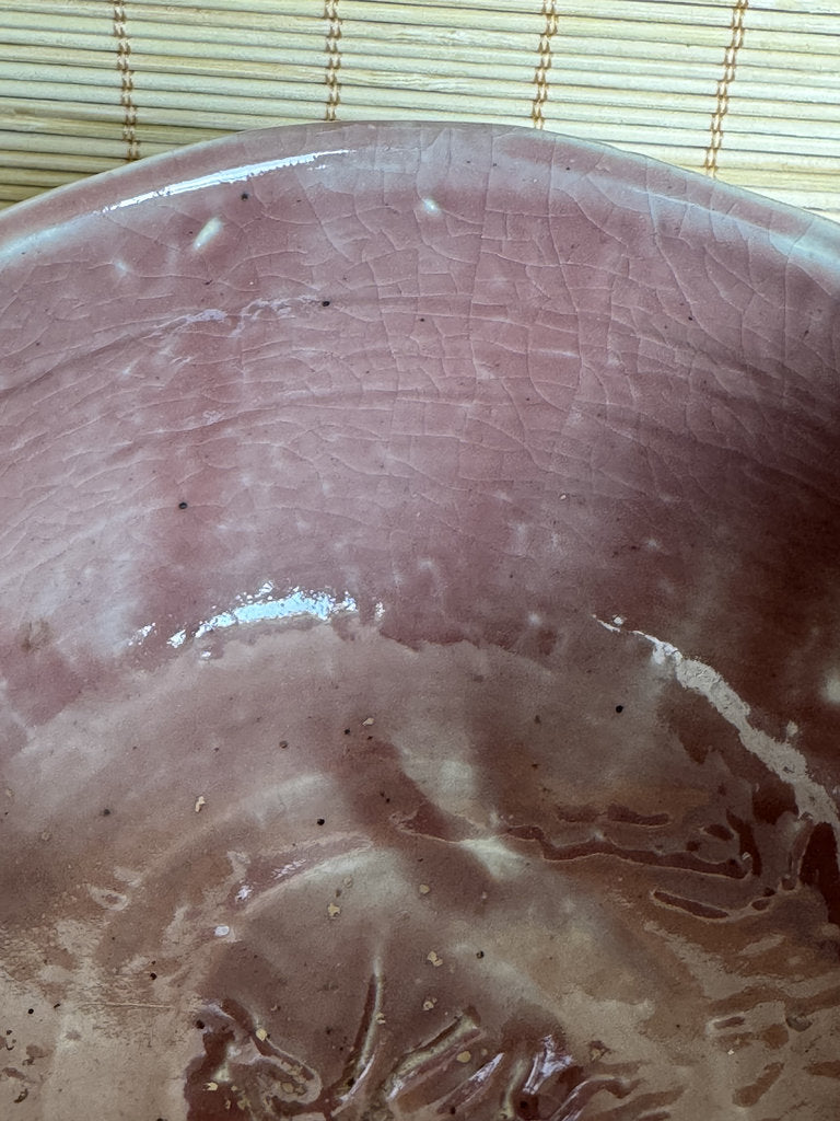 Vintage Oni Hagi Chawan – Handcrafted Japanese Hagi-Yaki Tea Bowl, Wabi-Sabi Ceramic Art