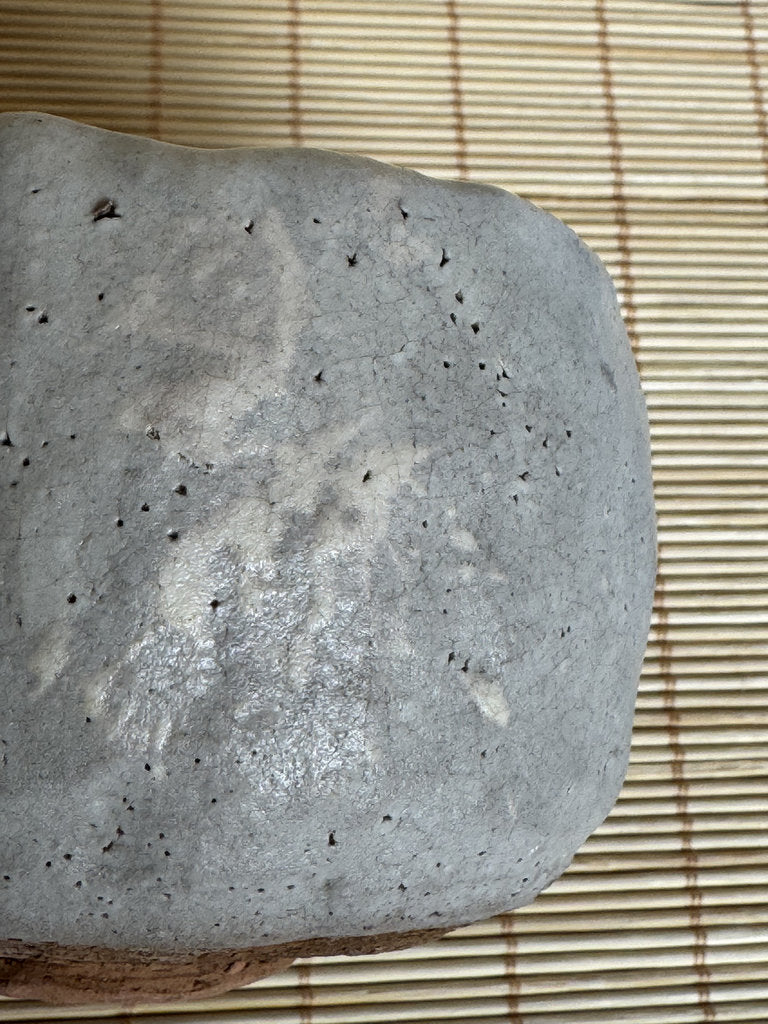 Nezumi Shino Chawan Tea Bowl | Showa Studio | Gray Iron-Wash Glaze | Mino Tradition