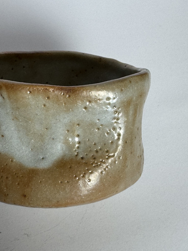 Studio Chawan 1989 | Natural Ash Glaze | Showa–Heisei Year | Dated Artist Cipher