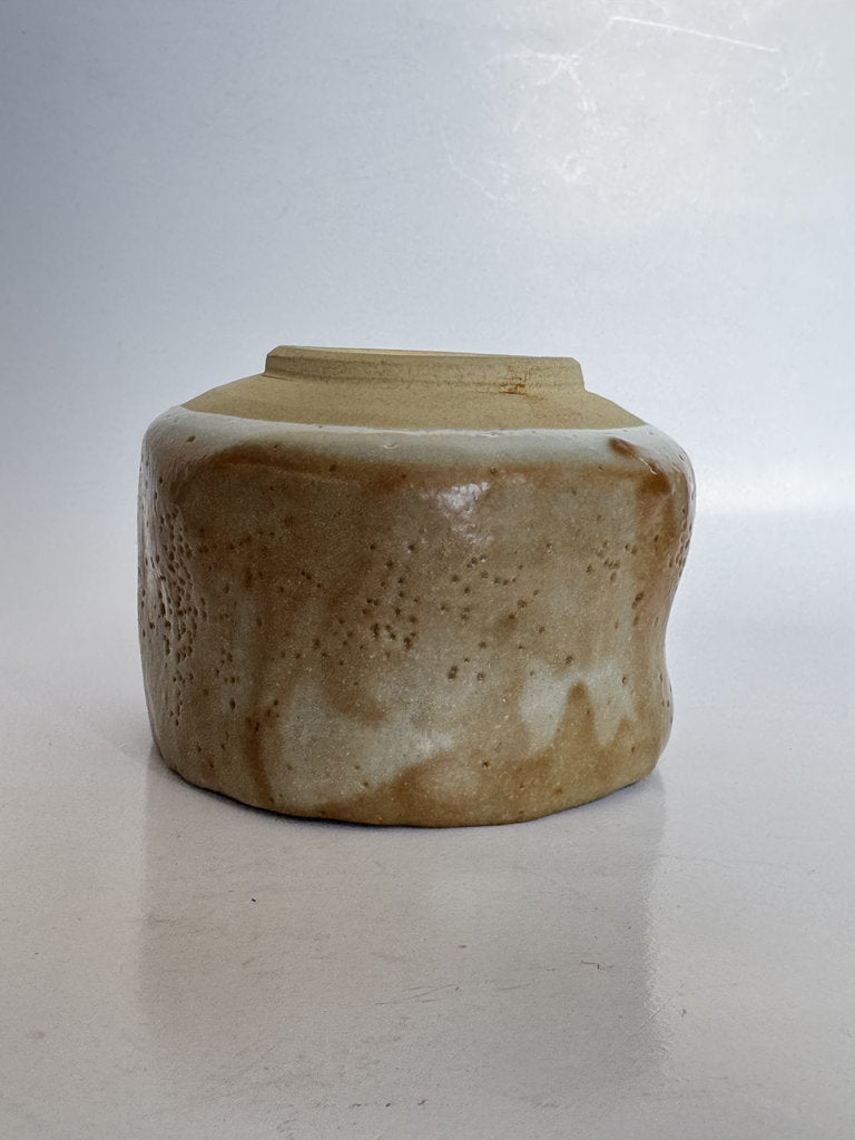 Studio Chawan 1989 | Natural Ash Glaze | Showa–Heisei Year | Dated Artist Cipher