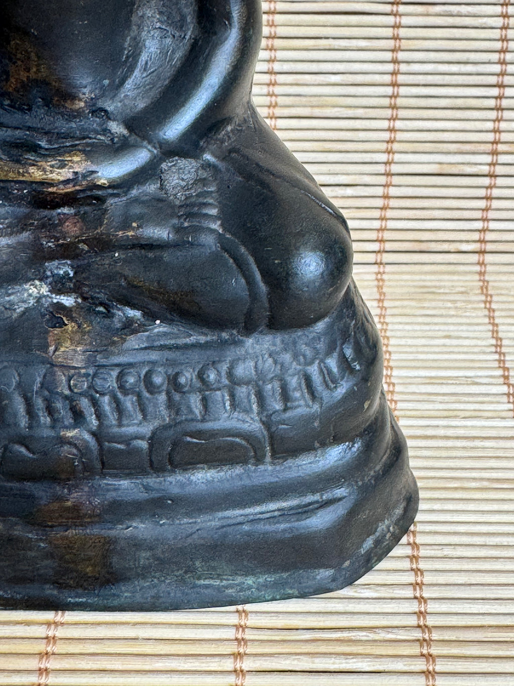 Antique Thai Bronze Buddha Shakyamuni | Dhyana Meditation Mudra | Rattanakosin Style | Flame Ushnisha | Ex-Japan Collection | 19th–Early 20th C