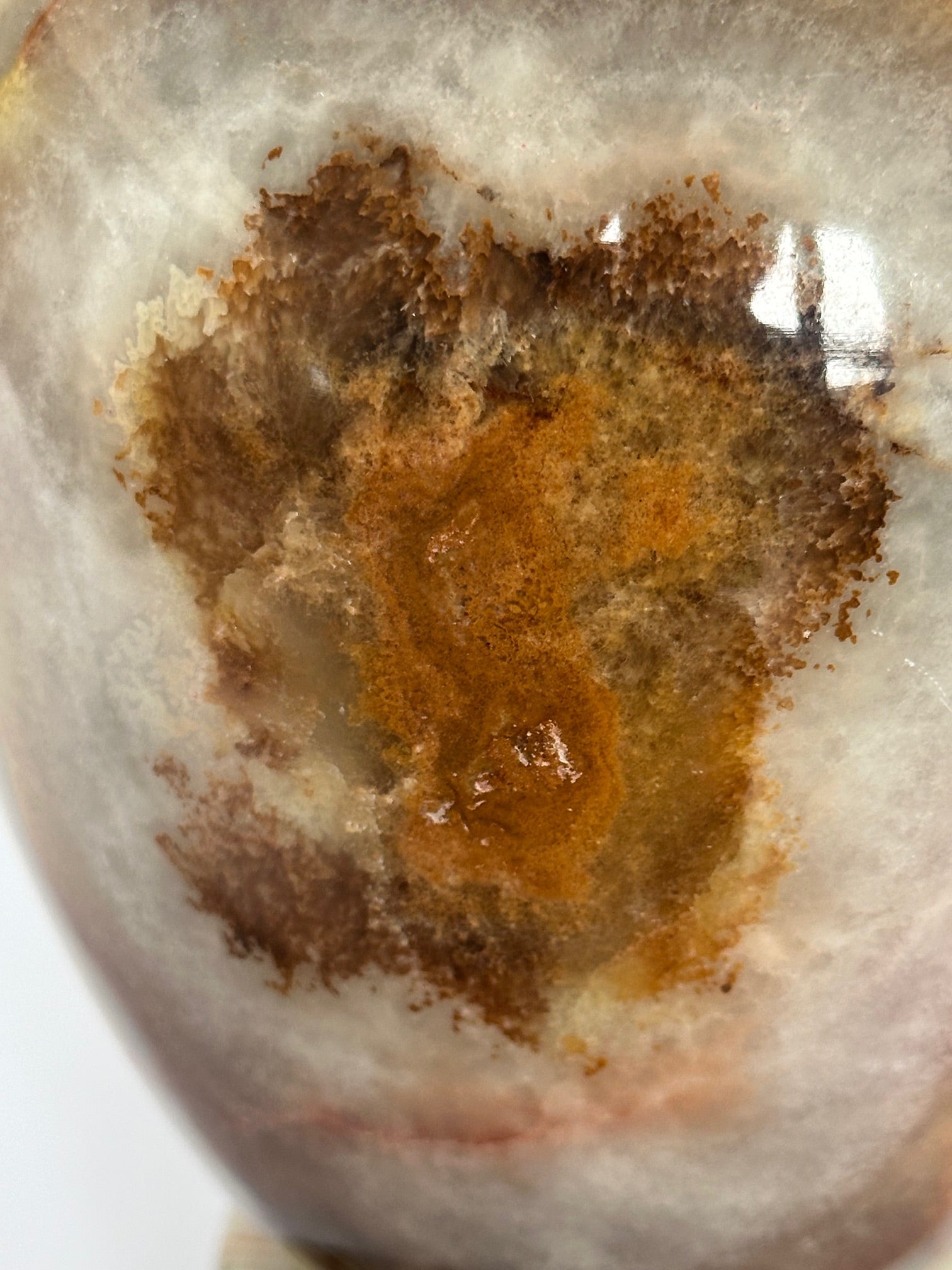 Natural Onyx Stone Vase – Hand-Carved Pakistani Onyx with Unique Marble-Like Veins