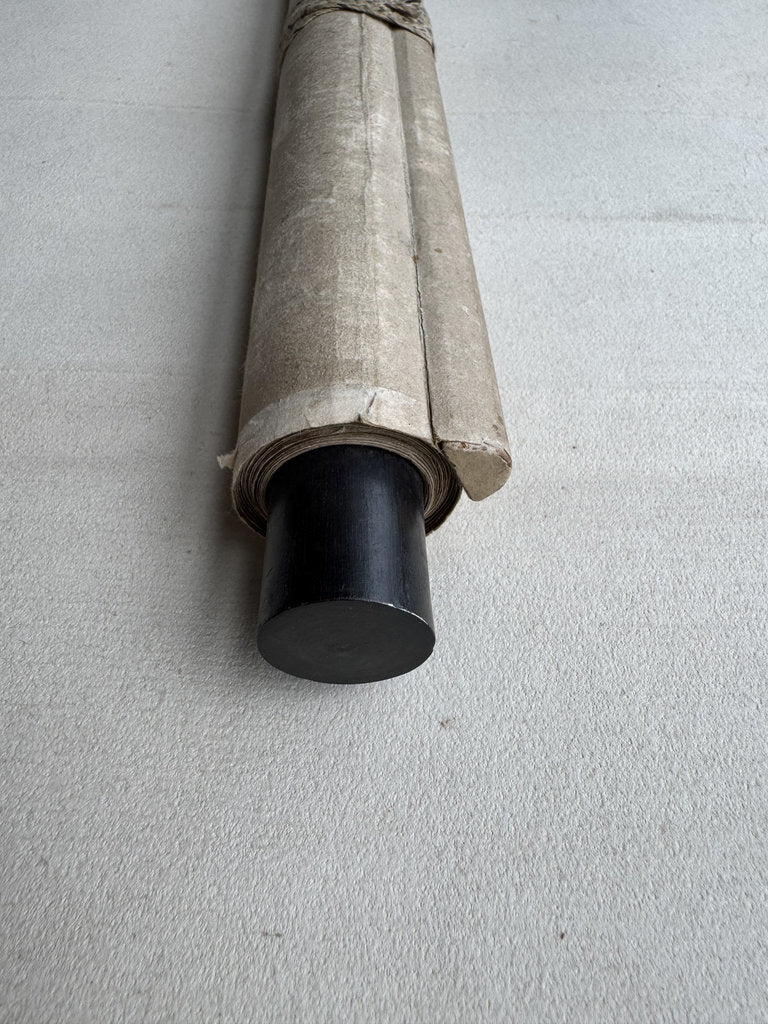 Antique Japanese Sumi-e Kakemono Scroll Red-Crowned Crane Painting