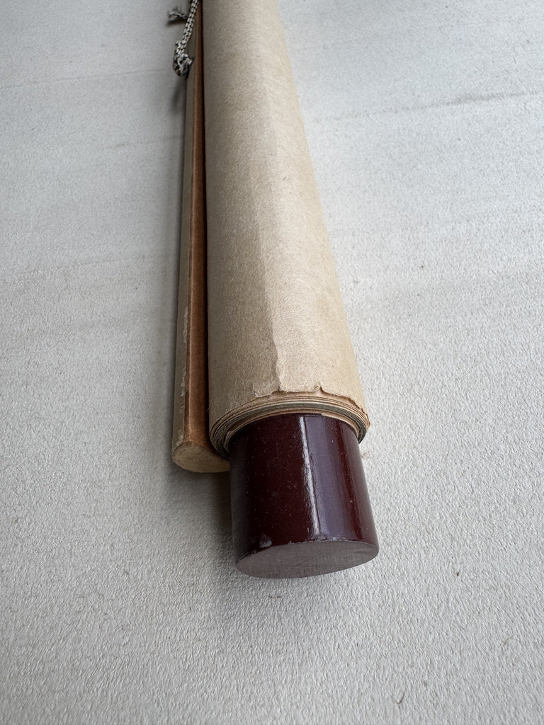 Vintage Japanese Zenga Scroll Kannin Patience Willow Wind Painting