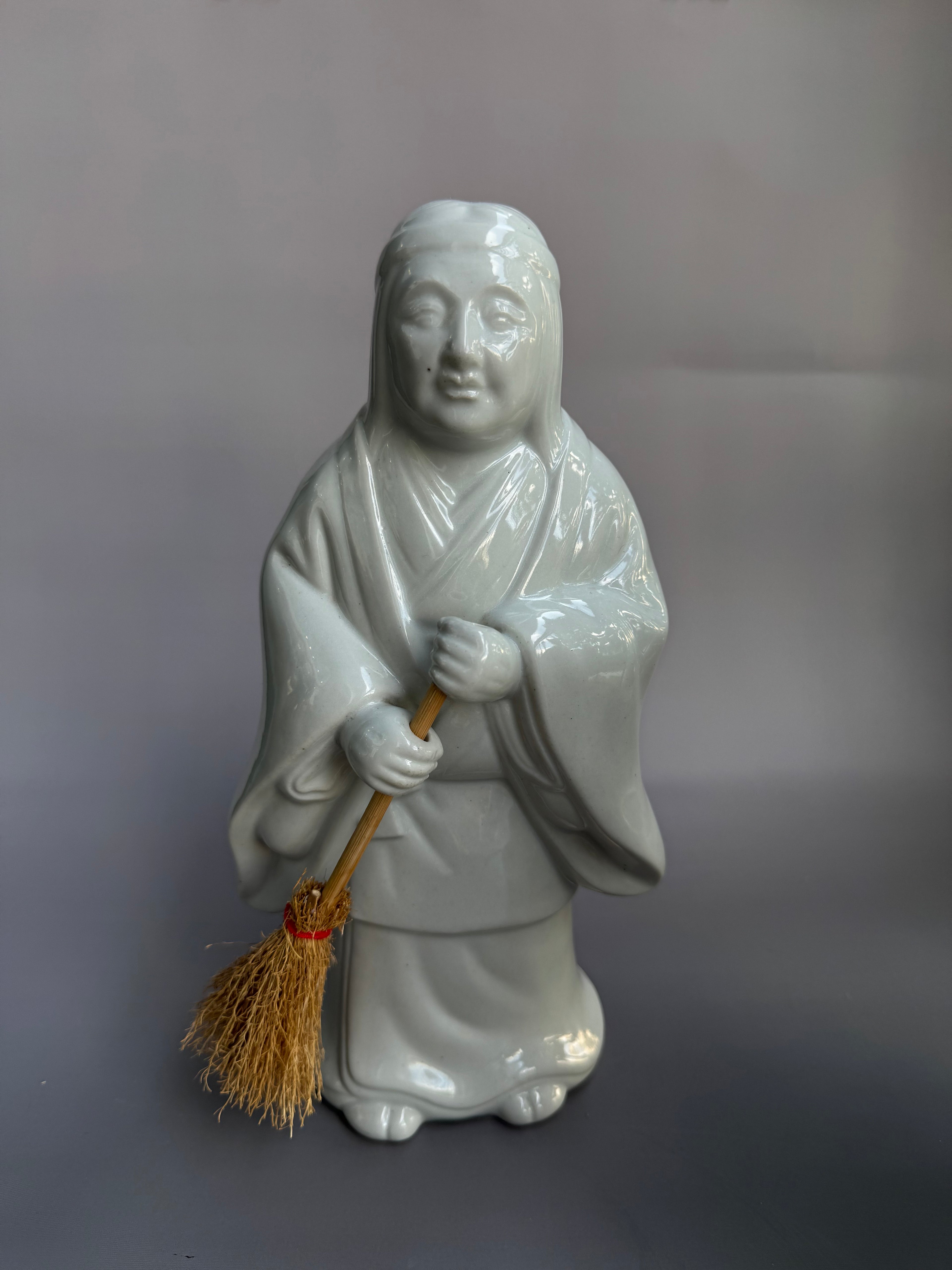 Takasago Elderly Couple Figurines | Japanese Porcelain Symbol of Eternal Love & Longevity