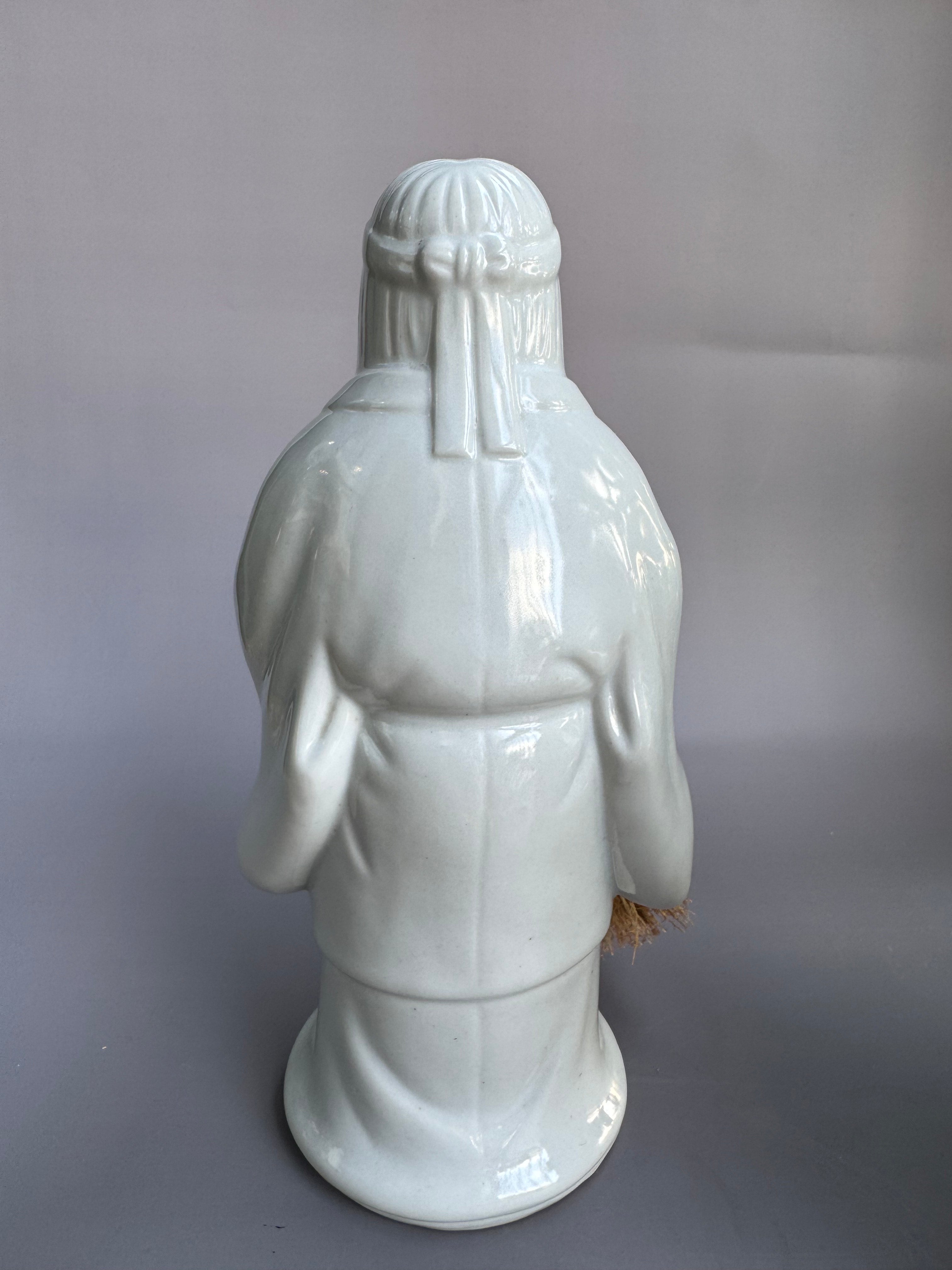 Takasago Elderly Couple Figurines | Japanese Porcelain Symbol of Eternal Love & Longevity