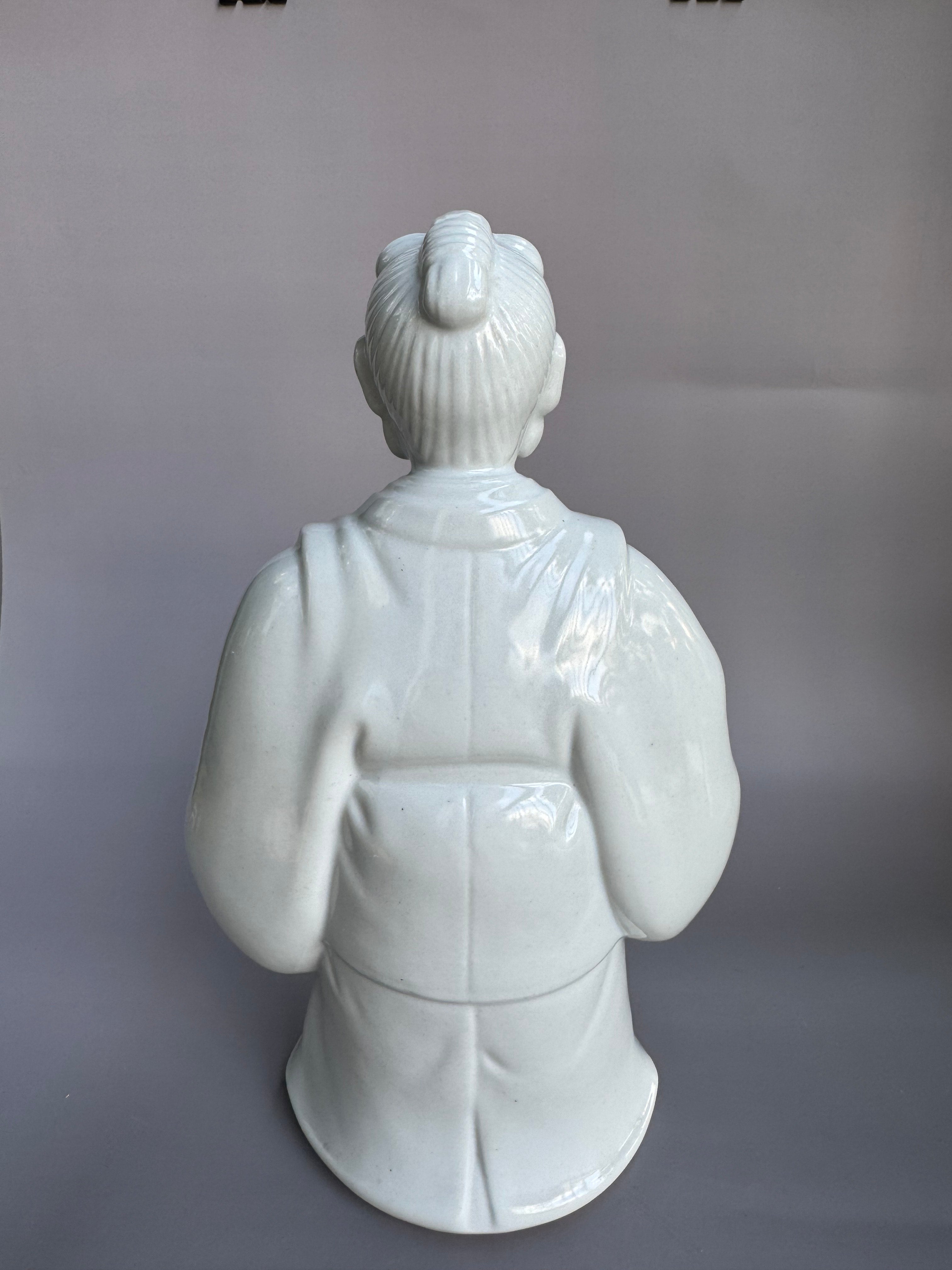 Takasago Elderly Couple Figurines | Japanese Porcelain Symbol of Eternal Love & Longevity