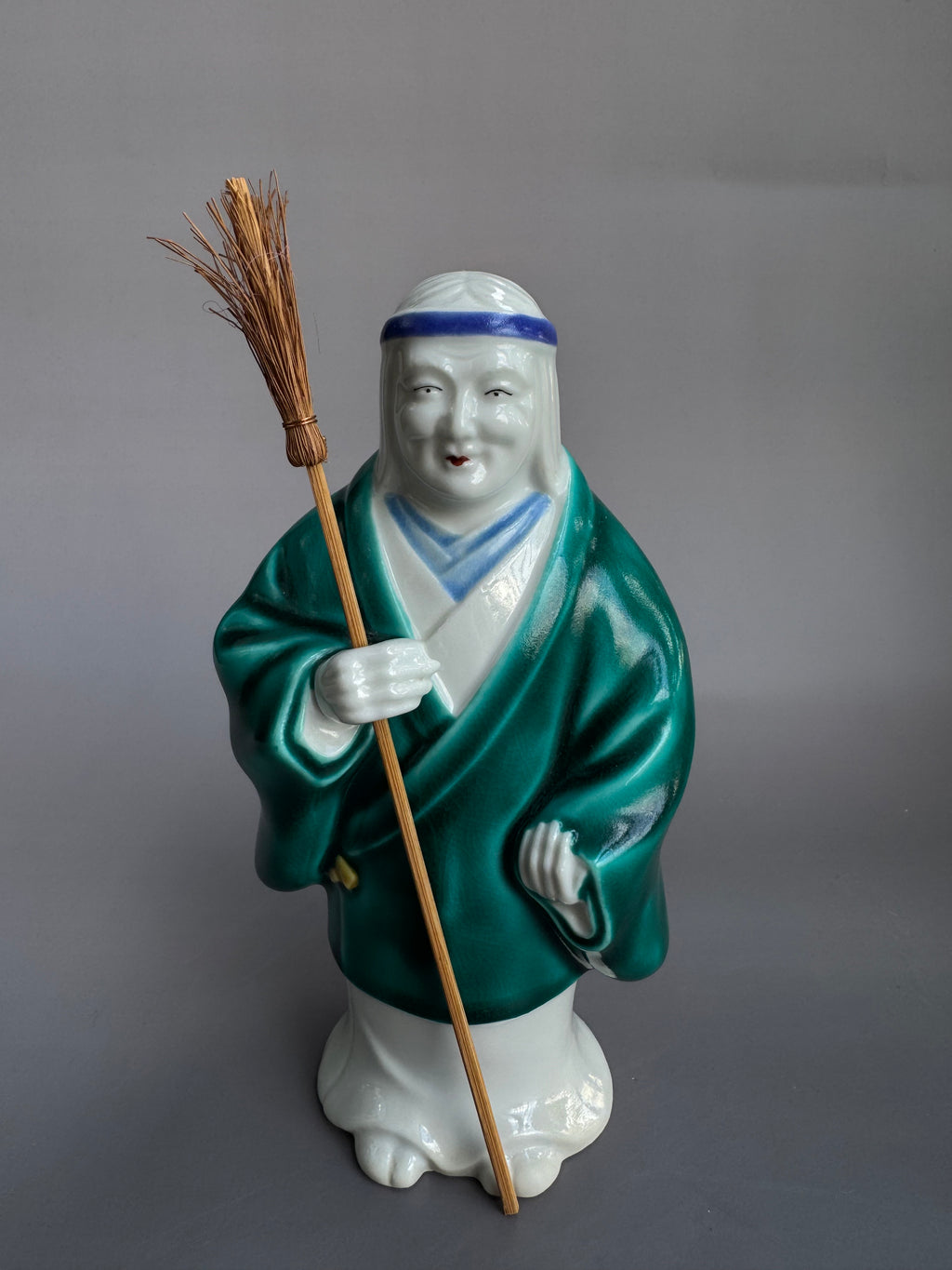 Kutani Takasago Couple | Japanese Ceramic Figurines of Eternal Love & Longevity | Handcrafted Vintage Art