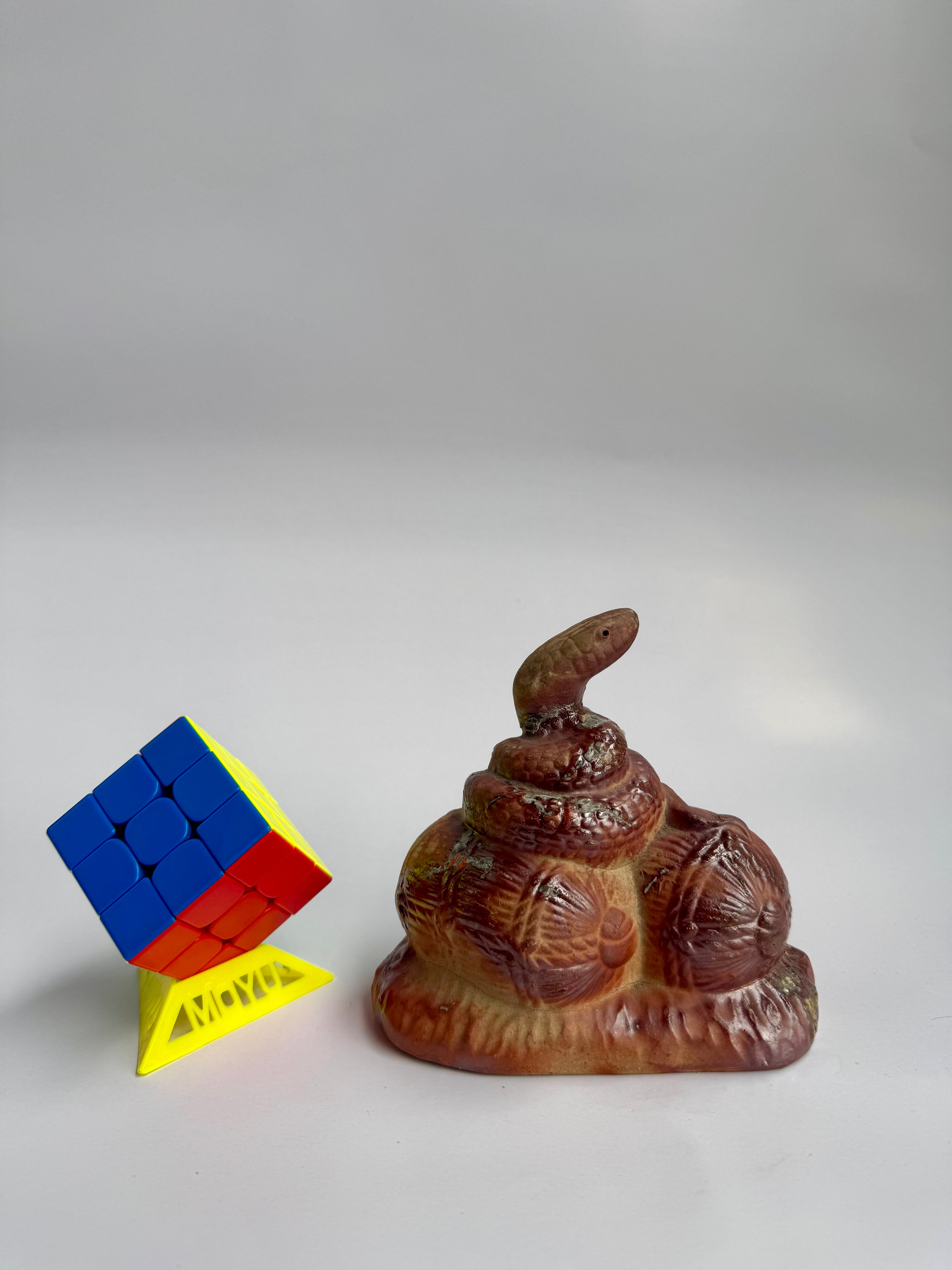 Bizen Snake Sculpture – Handmade Japanese Ceramic with Hidasuki Fire Marks |