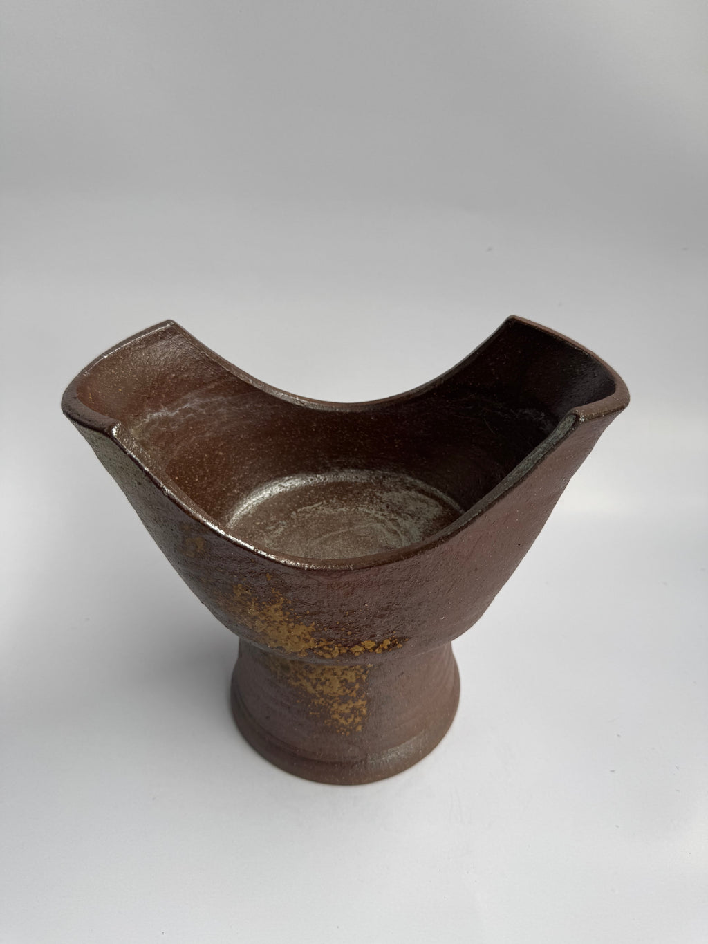 Bizen Ikebana Vase | Wood-Fired Japanese Pottery