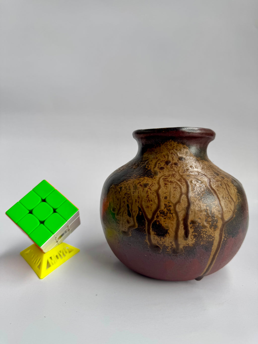 Bizen Tamadare Vase | Wood-Fired Japanese Pottery