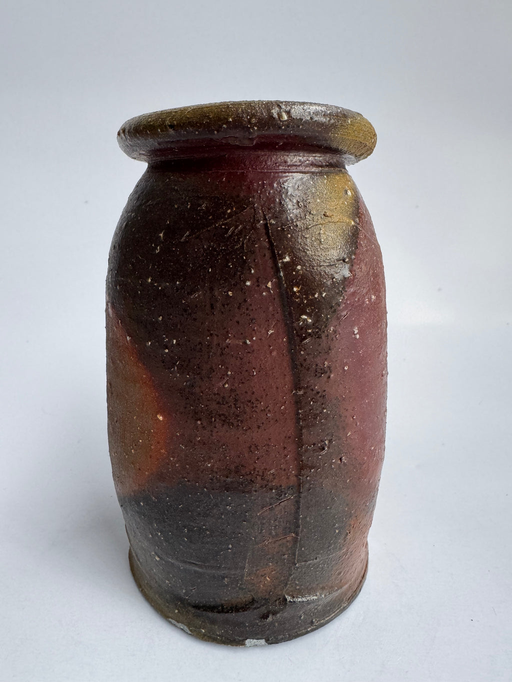 Bizen Botamochi Flower Vase | Wood-Fired Japanese Pottery