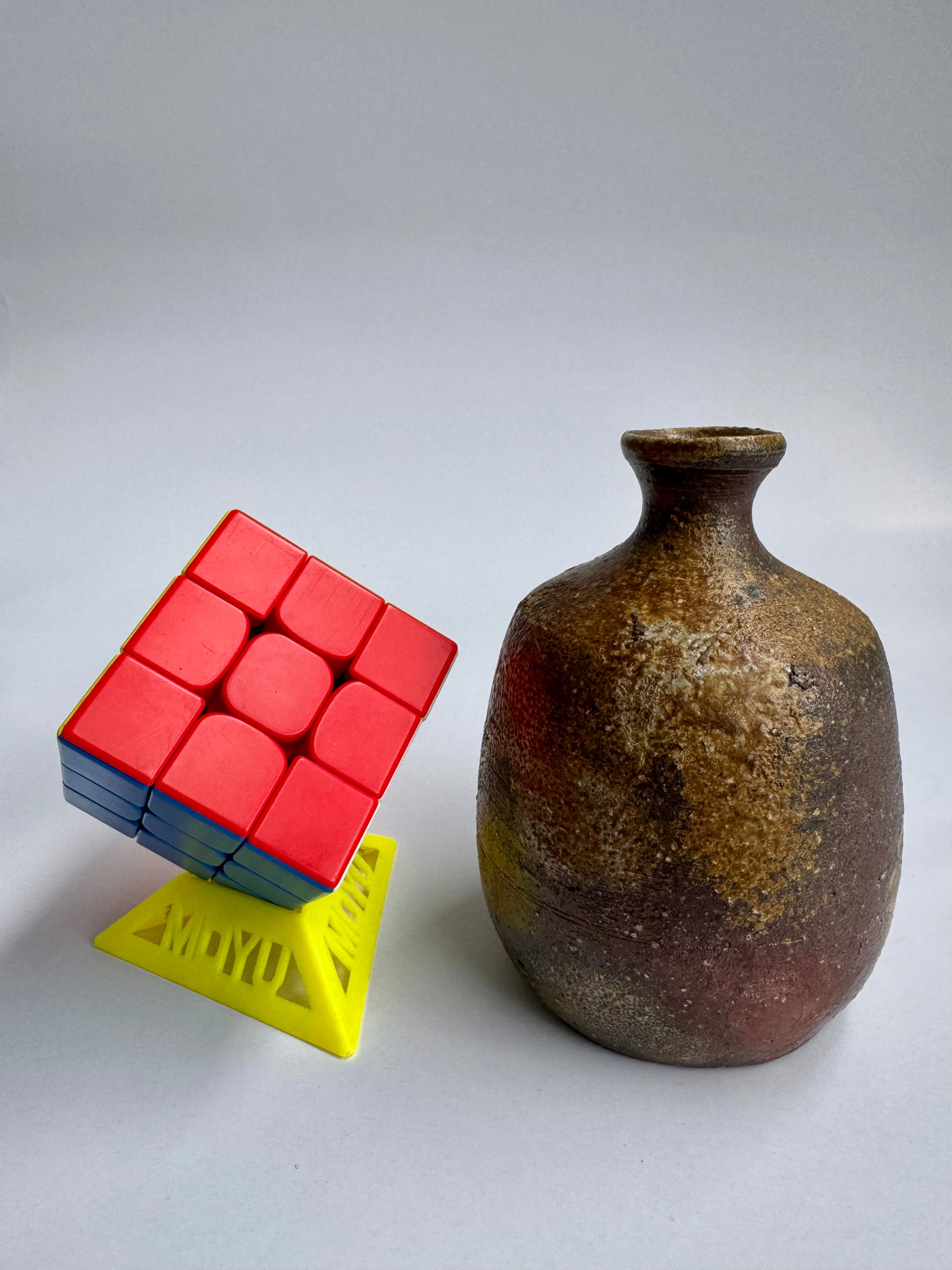 Vintage Japanese Bizen Sake Flask | Small Tokkuri Bottle