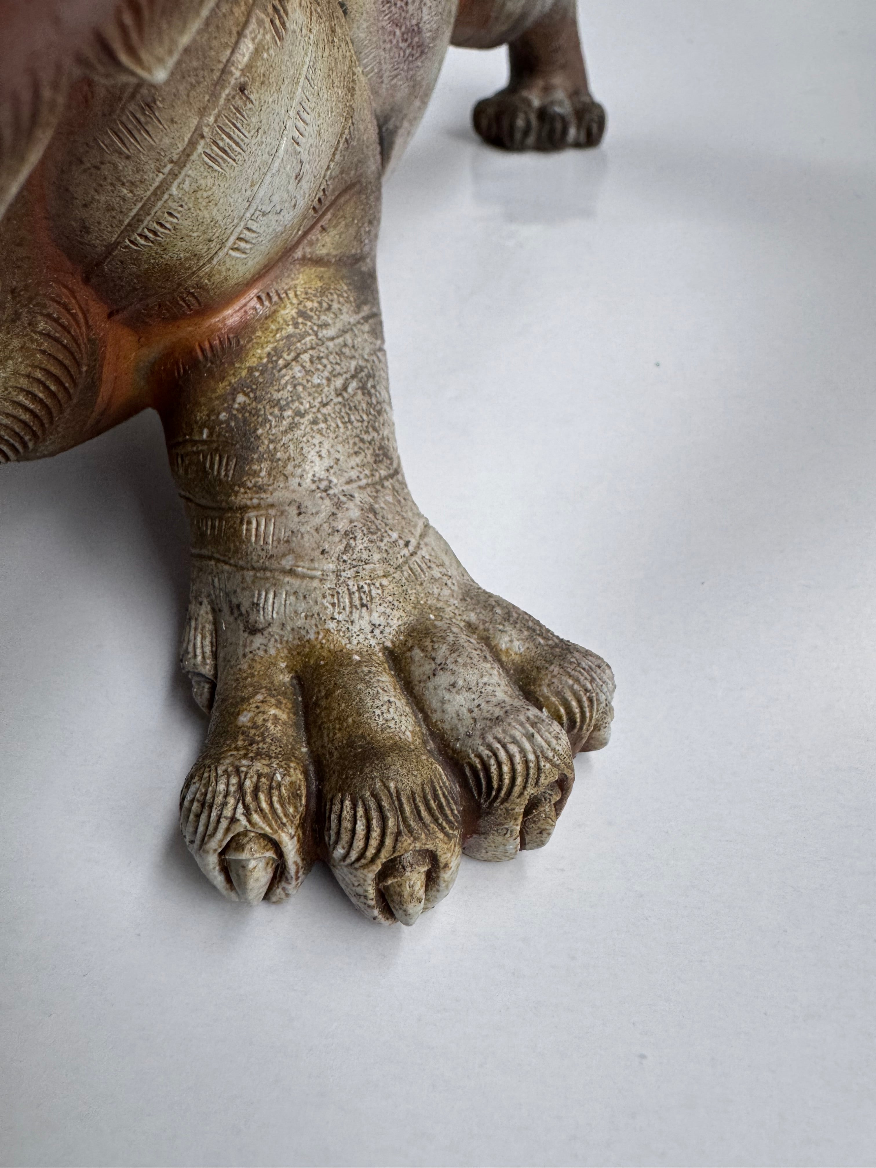 Japanese Bizen Tiger Sculpture in the Style of Konishi Kiln | Wood-Fired Ceramic Art with Tomobako