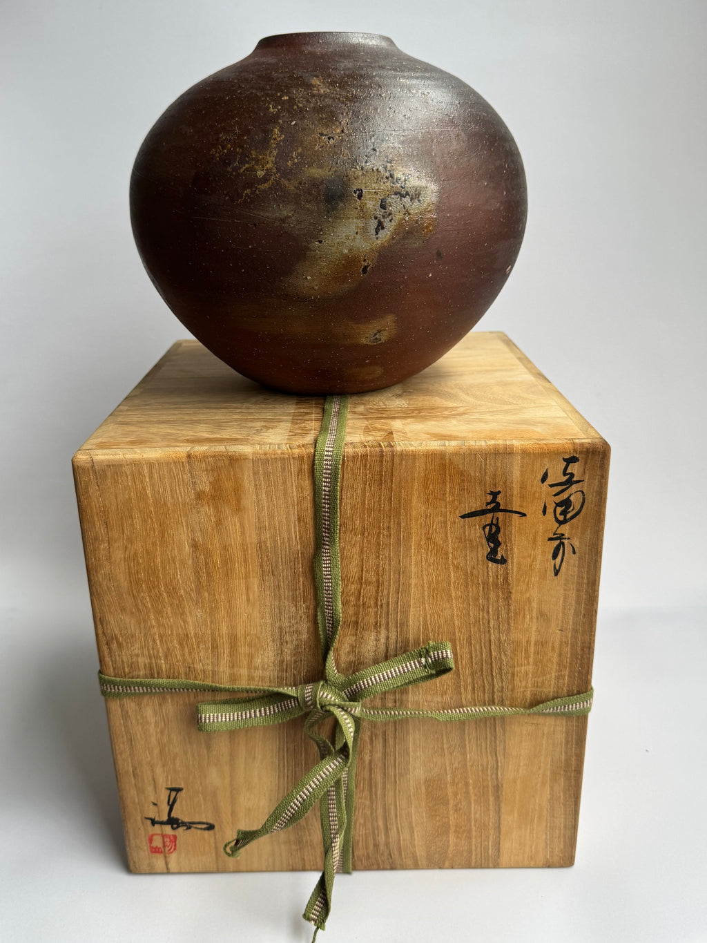 Vintage Japanese Bizen Ware | Natural Wood-Fired Clay | Wabi-Sabi Pottery from Japan