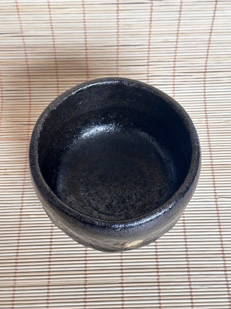 Kuro Raku Chawan | Yōhen Golden Window | Raku Seal | Japan's First Tea Bowl Tradition