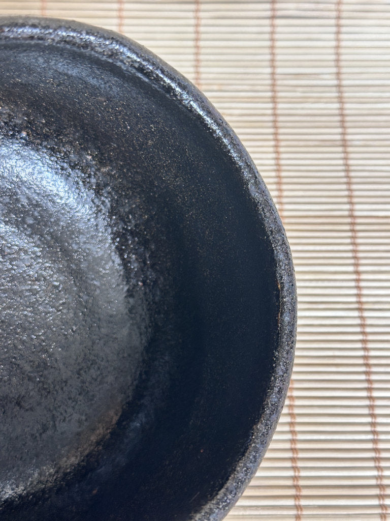 Kuro Raku Chawan | Yōhen Golden Window | Raku Seal | Japan's First Tea Bowl Tradition