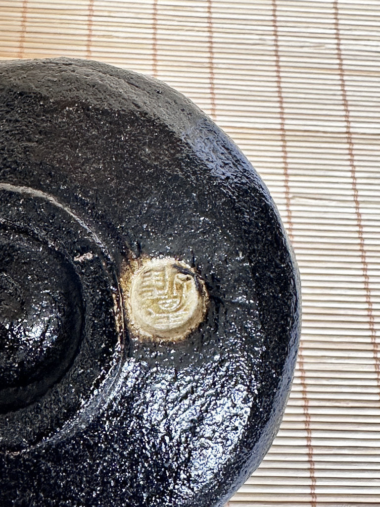 Kuro Raku Chawan | Yōhen Golden Window | Raku Seal | Japan's First Tea Bowl Tradition