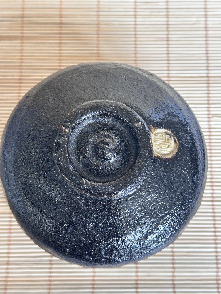 Kuro Raku Chawan | Yōhen Golden Window | Raku Seal | Japan's First Tea Bowl Tradition