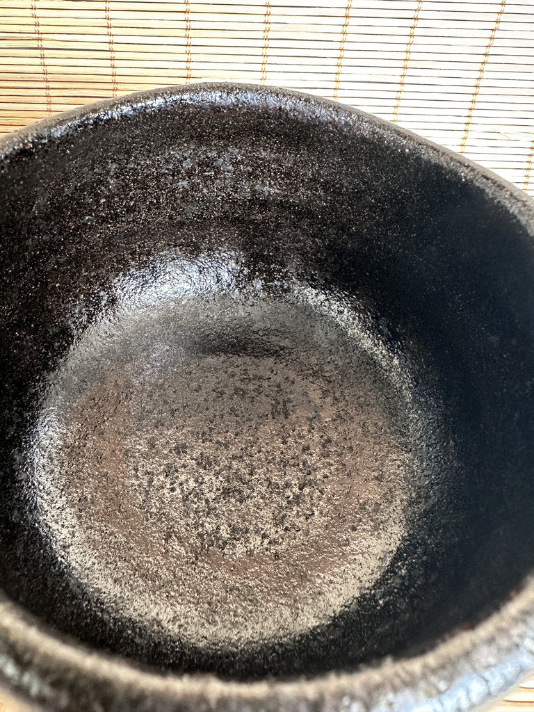 Kuro Raku Chawan | Yōhen Golden Window | Raku Seal | Japan's First Tea Bowl Tradition