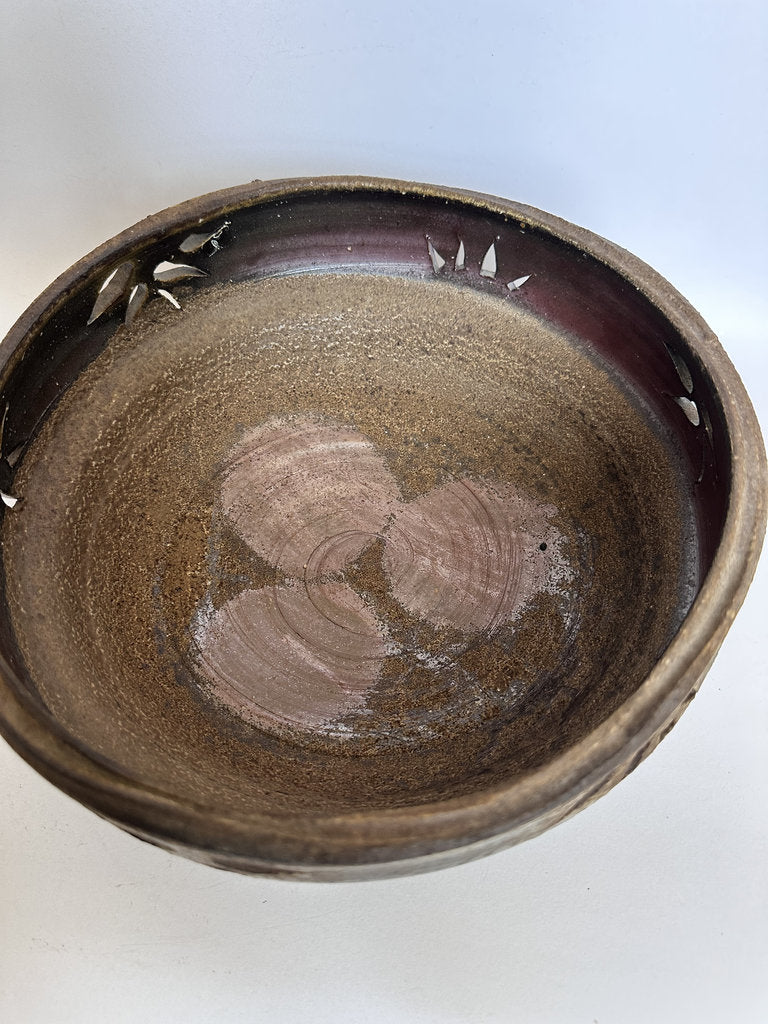Bizen-yaki Sukashibori Hanaire — Shouzan-gama, Goma & Botamochi