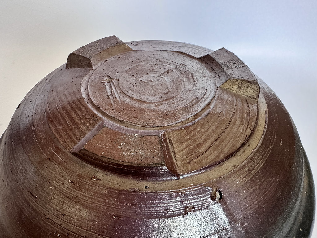 Bizen-yaki Sukashibori Hanaire — Shouzan-gama, Goma & Botamochi