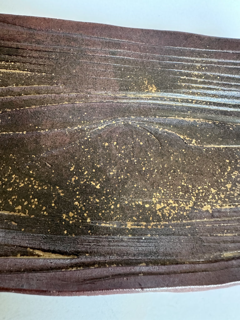 Bizen-yaki Tea Tray 「茶旅行」— Signed Studio Work, April 2000