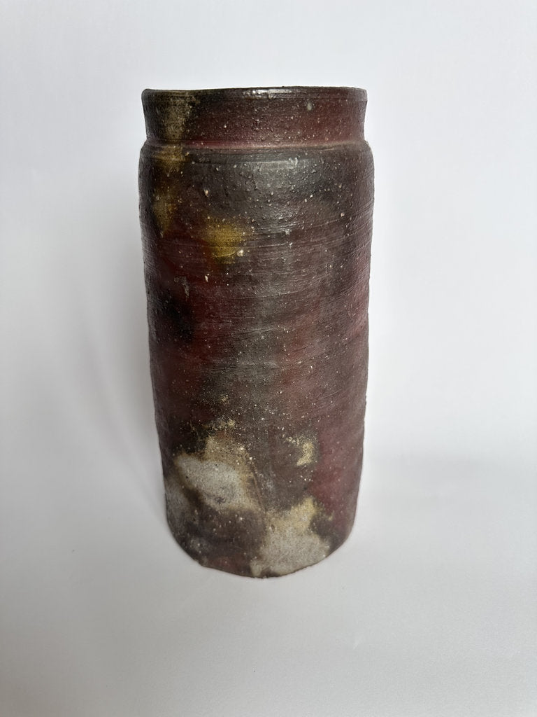 Bizen Yaki Tsutsugata Hanaire | Yamamoto Yūichi | Showa | Hi-iro Sangiri Anagama