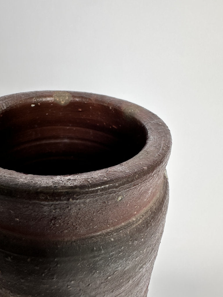 Bizen Yaki Tsutsugata Hanaire | Yamamoto Yūichi | Showa | Hi-iro Sangiri Anagama