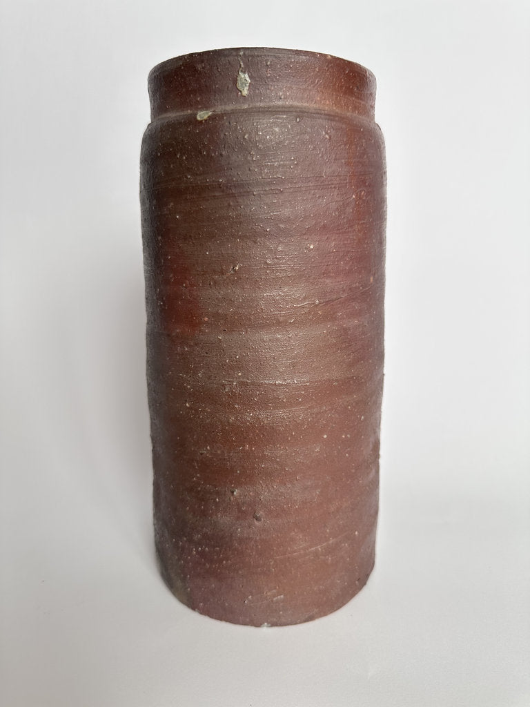 Bizen Yaki Tsutsugata Hanaire | Yamamoto Yūichi | Showa | Hi-iro Sangiri Anagama