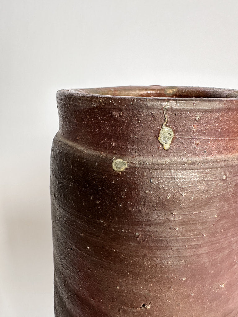 Bizen Yaki Tsutsugata Hanaire | Yamamoto Yūichi | Showa | Hi-iro Sangiri Anagama