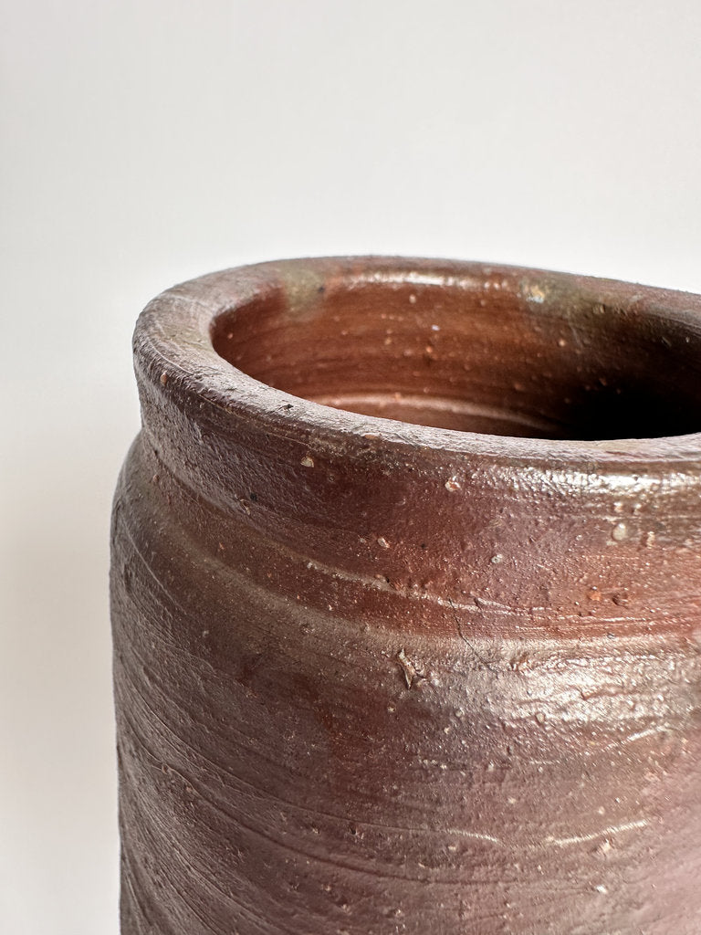 Bizen Yaki Tsutsugata Hanaire | Yamamoto Yūichi | Showa | Hi-iro Sangiri Anagama