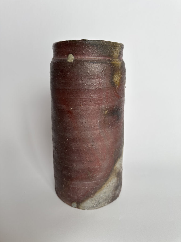 Bizen Yaki Tsutsugata Hanaire | Yamamoto Yūichi | Showa | Hi-iro Sangiri Anagama
