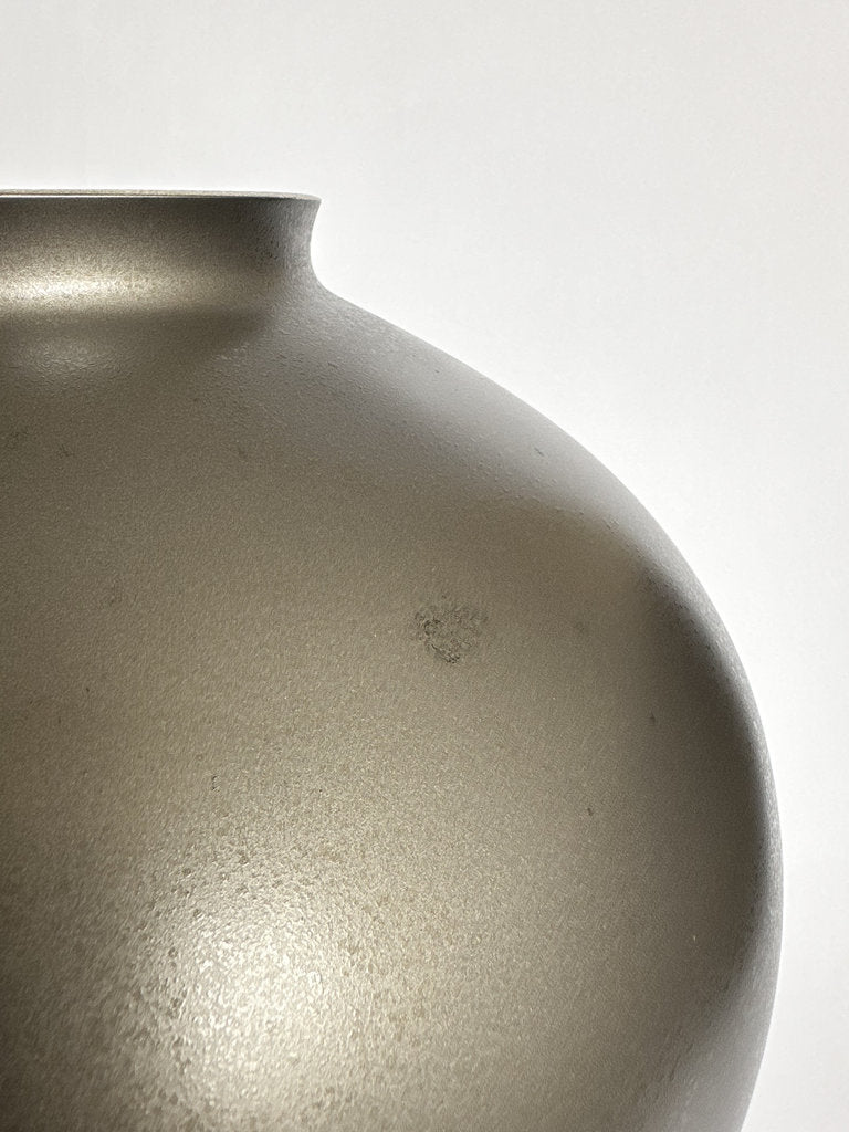Pair Japanese Bronze Vases | Meiji–Taishō | Flying Cranes Gold Silver Zōgan